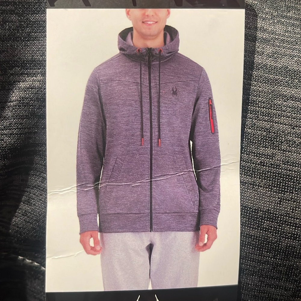 M: SPYDER Full Zip Hoodie, Men’s size medium